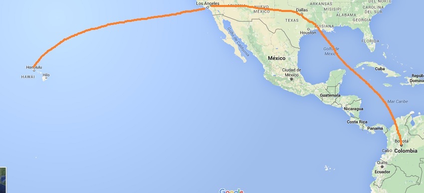 ruta-bogota-huston-los-angeles-honolulu